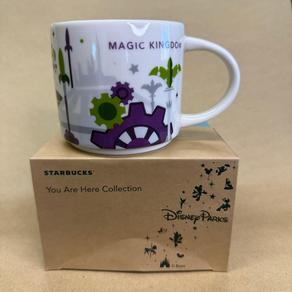 Starbucks You Are Here Disney Parks Magic Kingdom Tomorrowland Mug NIB