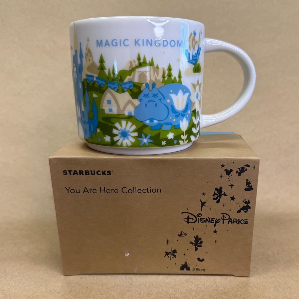 Starbucks You Are Here Series Disney Parks Magic Kingdom Hippo Mug NIB