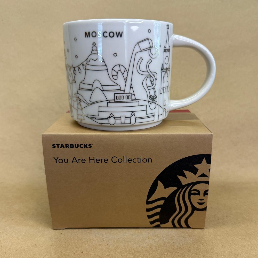 Starbucks You Are Here Series Moscow Gold Holiday Mug NIB-2017