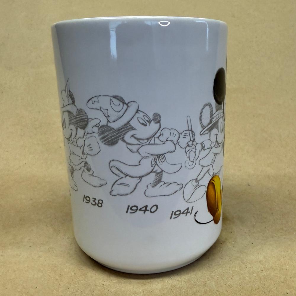 Disney Mickey Mouse Sketch Through the Years Mug-2003