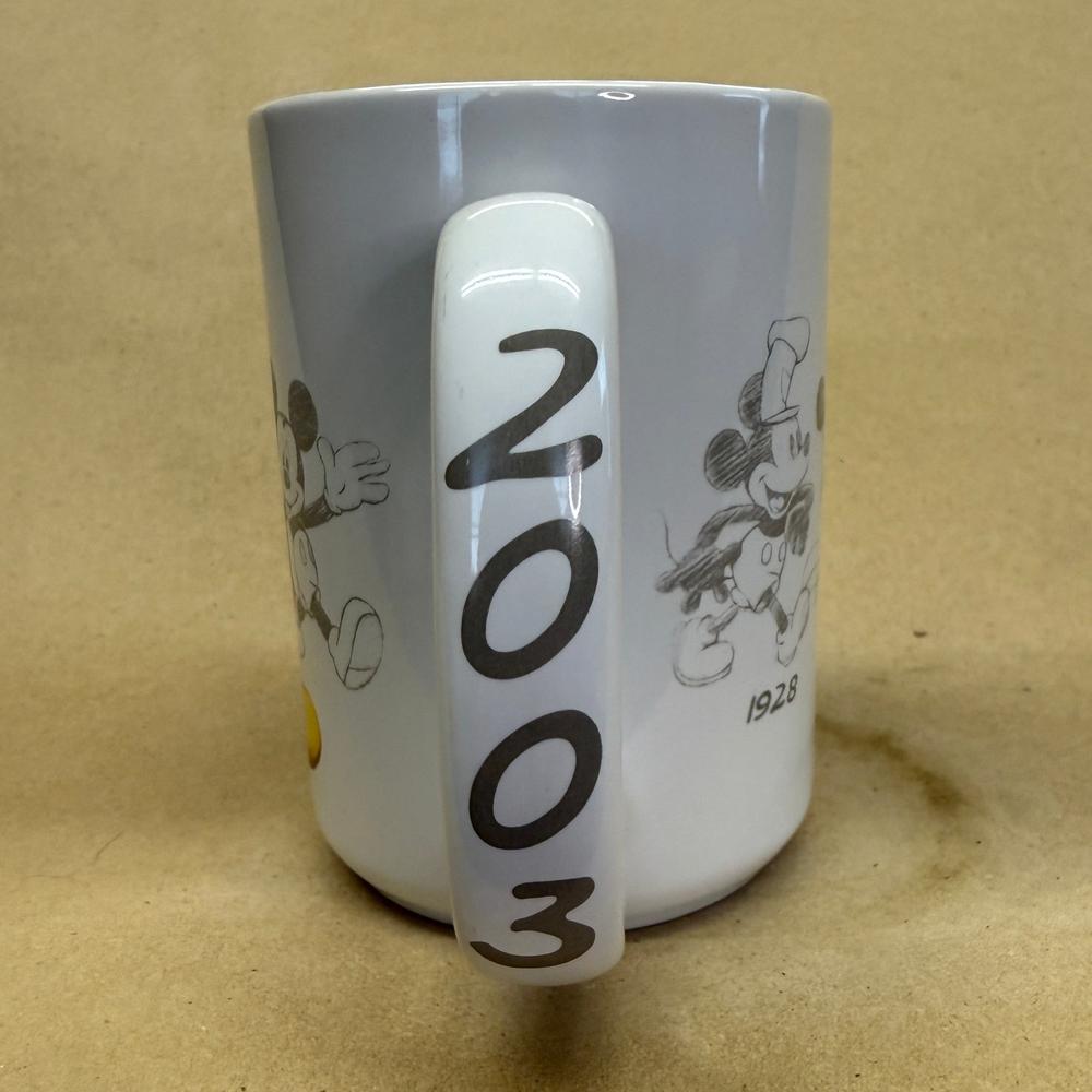 Disney Mickey Mouse Sketch Through the Years Mug-2003