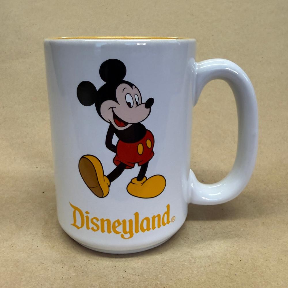 Disneyland White Mickey Mouse Mug