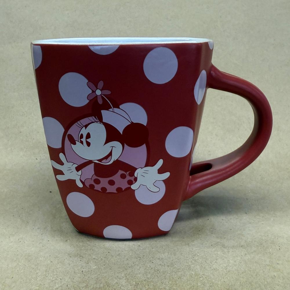 Disney Parks Minnie Mouse Square Polka Dot Mug