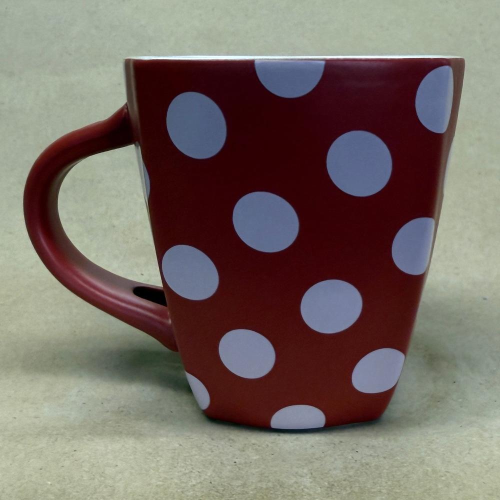 Disney Parks Minnie Mouse Square Polka Dot Mug