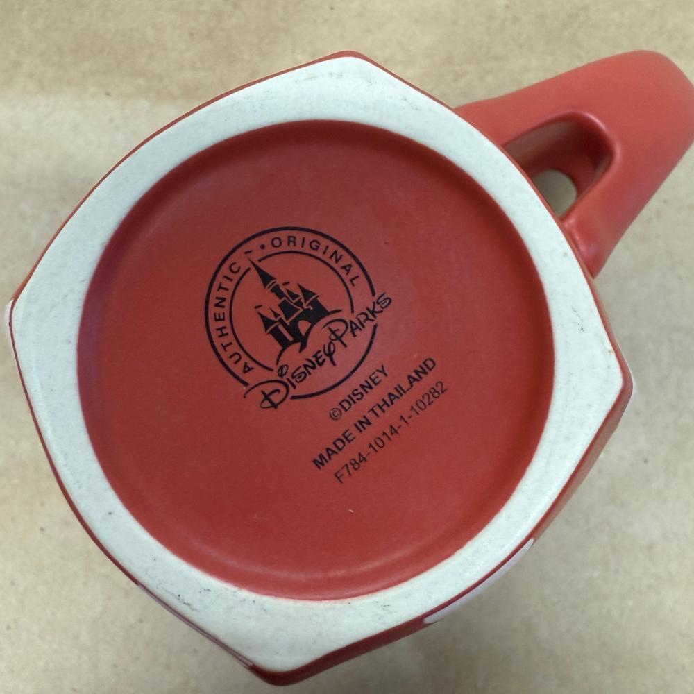 Disney Parks Minnie Mouse Square Polka Dot Mug