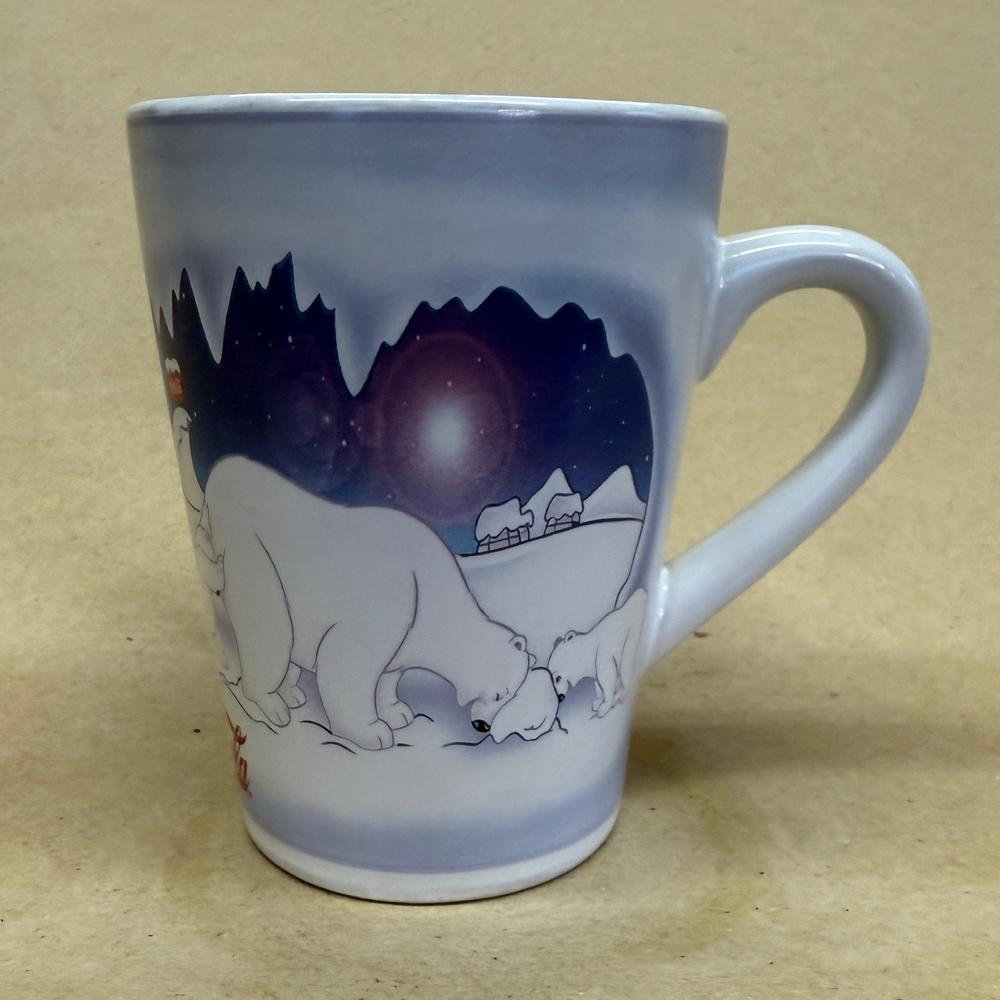 Sakura Coca Cola Polar Bear Building Snowman Mug