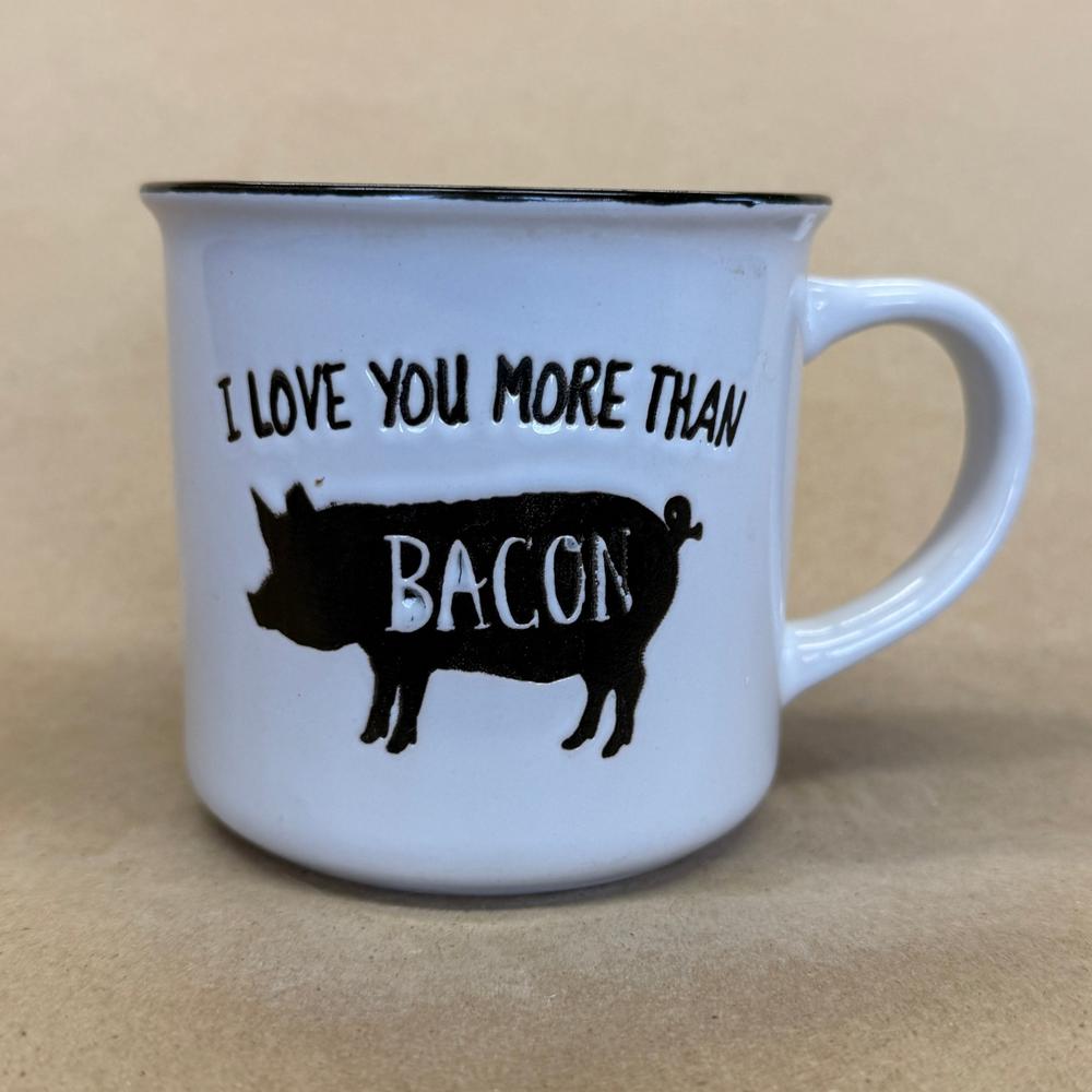 I Love You More Than Bacon Mug