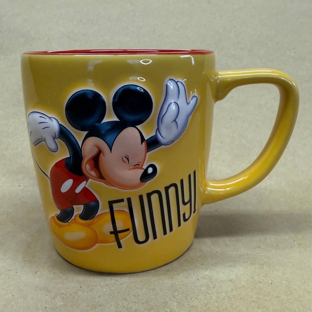 Disney Parks Mickey Mouse Smart Funny Embossed Mug