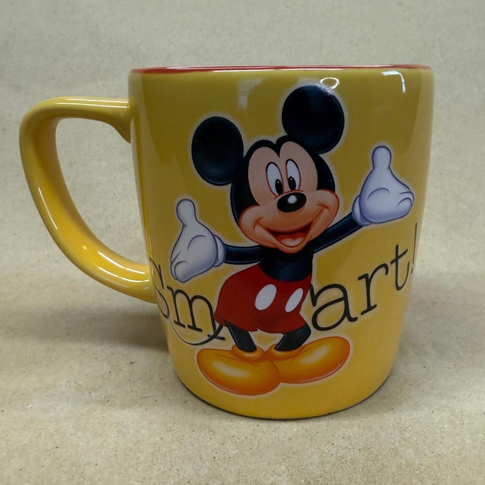Disney Parks Mickey Mouse Smart Funny Embossed Mug
