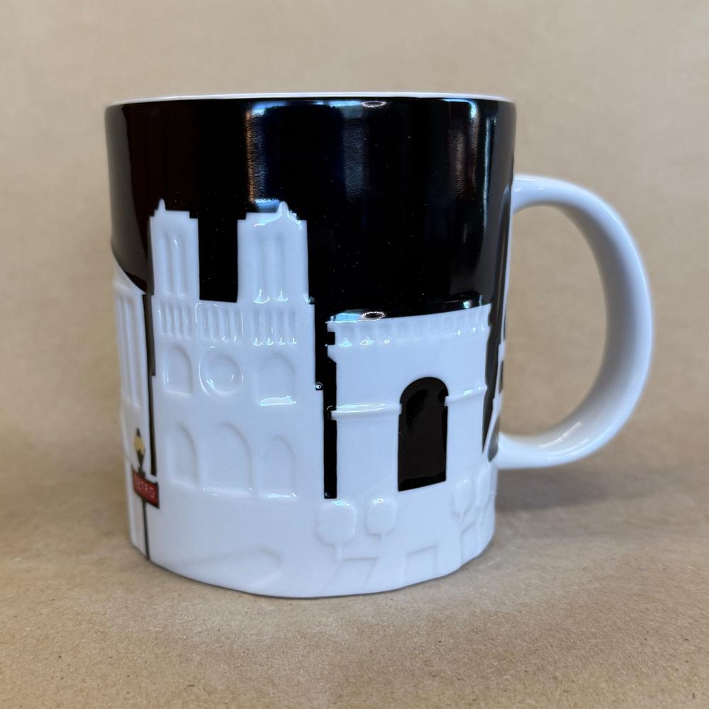 Starbucks Paris Streetlamp 3D Relief Mug-2011