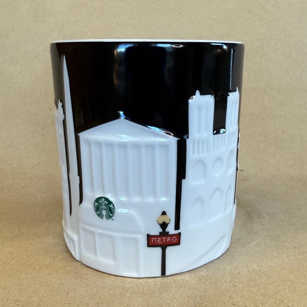 Starbucks Paris Streetlamp 3D Relief Mug-2011