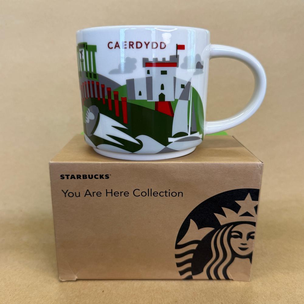 Starbucks You Are Here Series Caerdydd Mug NIB-2016