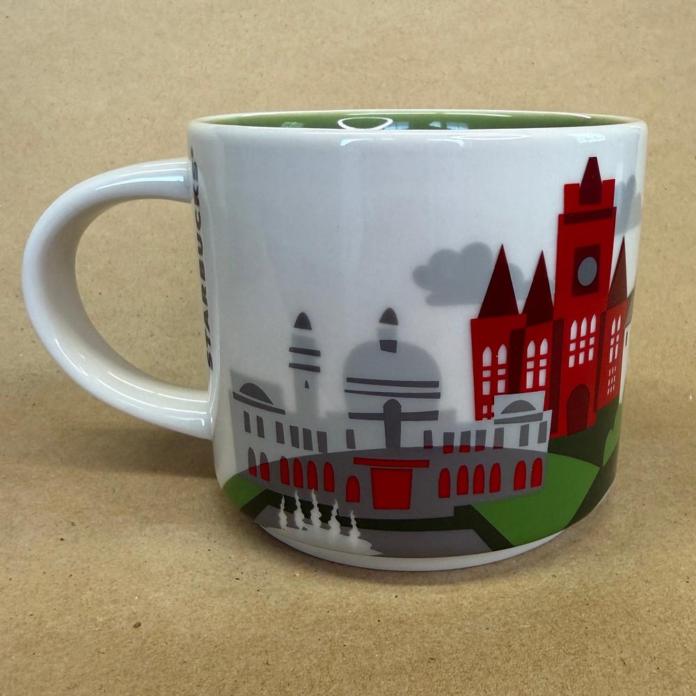 Starbucks You Are Here Series Caerdydd Mug NIB-2016