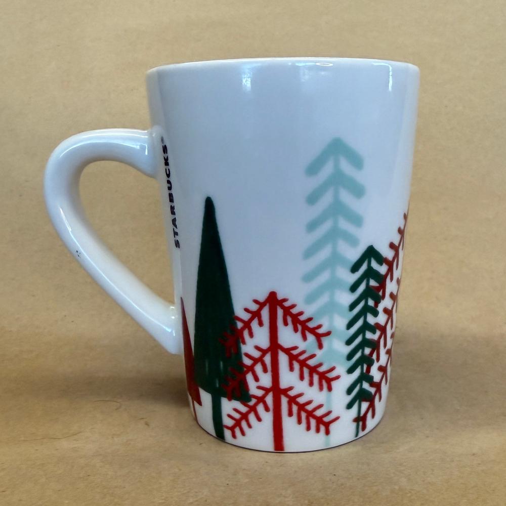 Starbucks Black Siren with Christmas Trees Mug