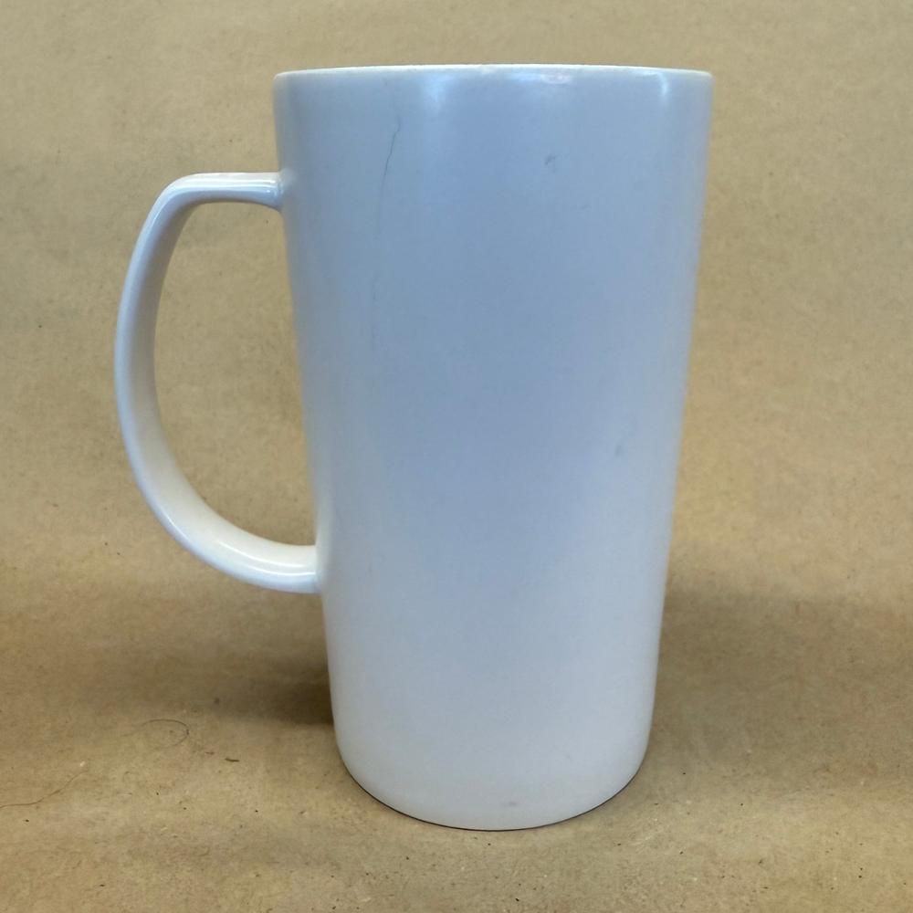 Starbucks Etched Siren Logo White Tall Mug-2015