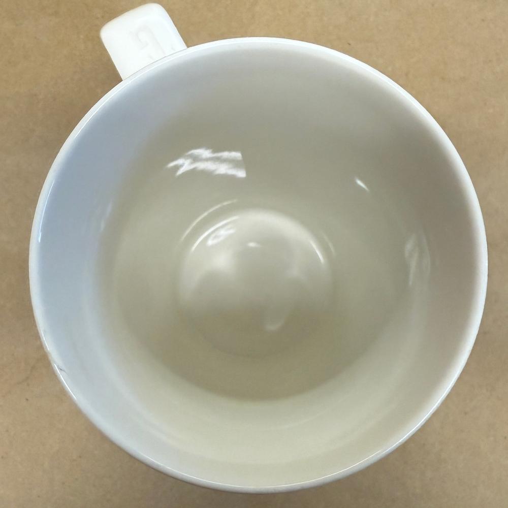 Starbucks Etched Siren Logo White Tall Mug-2015