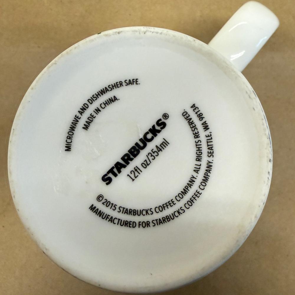 Starbucks Green Christmas Trees Mug-2015