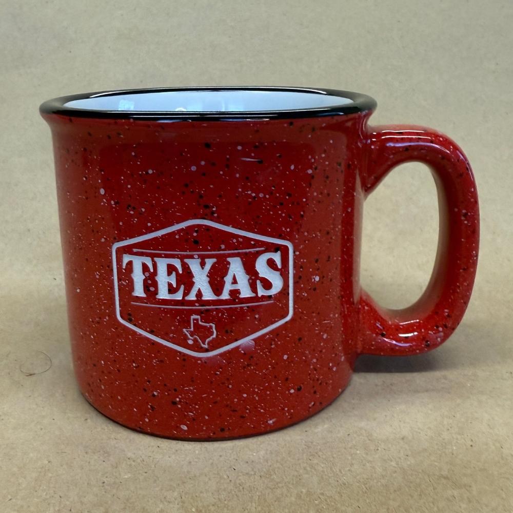 Texas Heavy Speckled Etched Mug