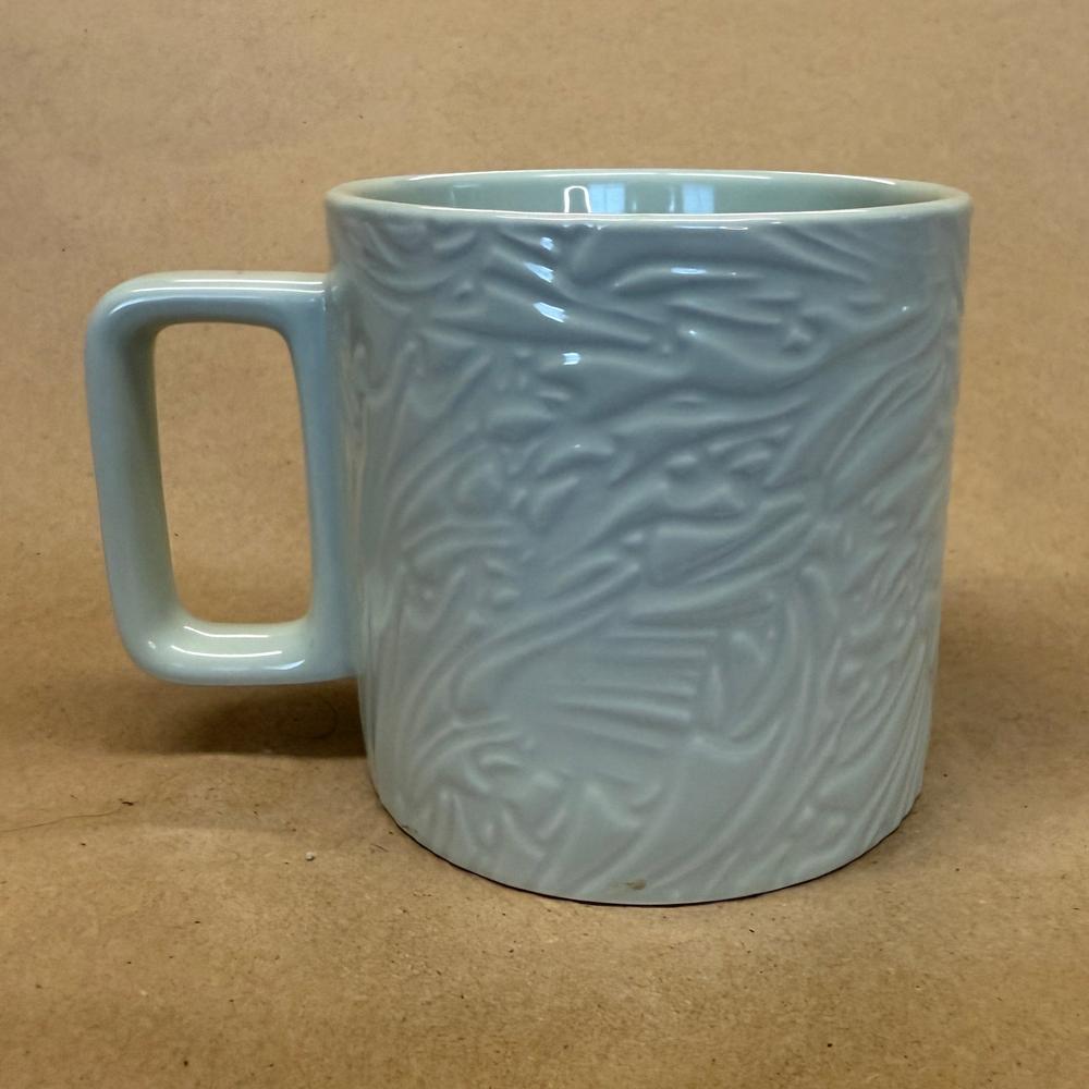 Starbucks Light Mint Green Spring Marble Embossed Mug-2022