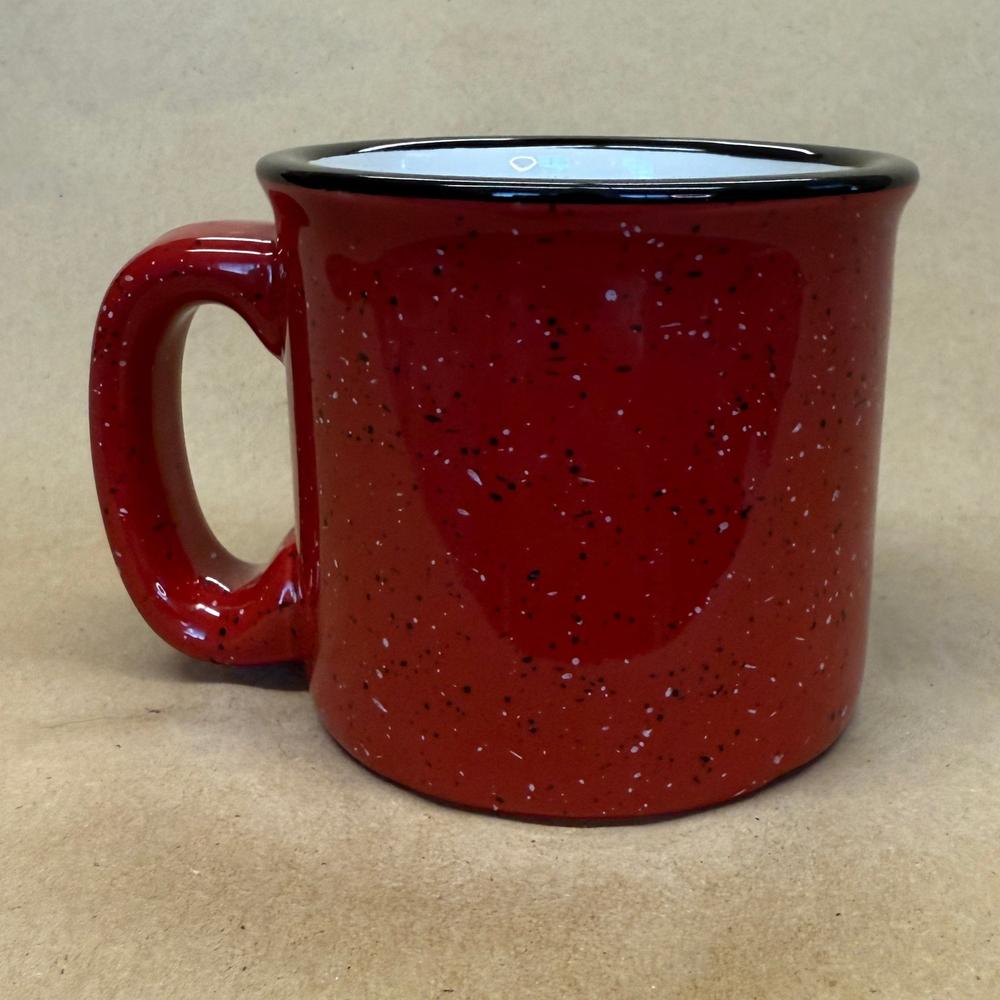 Dunn Brothers Coffee Etched Speckled Heavy Mug