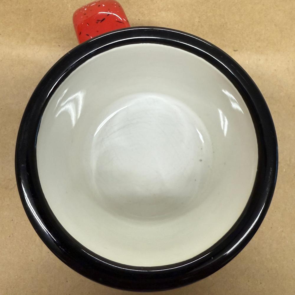 Dunn Brothers Coffee Etched Speckled Heavy Mug