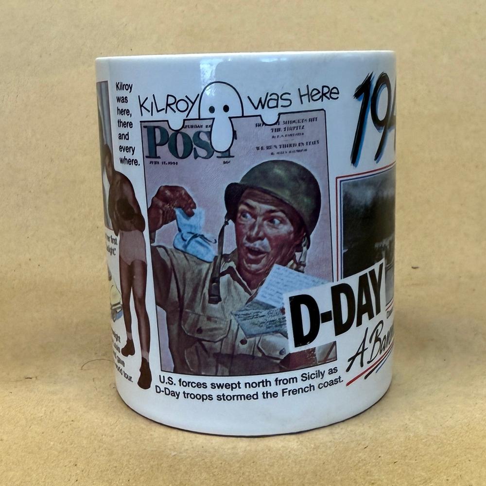 Peacock Papers A Banner Year 1944 NIB Mug-1994