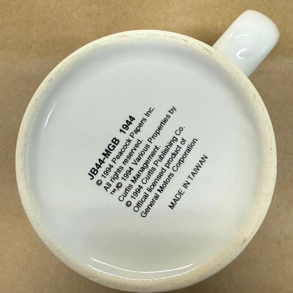 Peacock Papers A Banner Year 1944 NIB Mug-1994