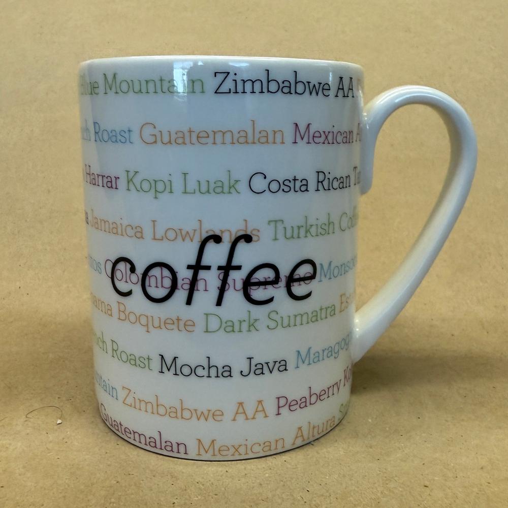 Martha Stewart Collection for Macy's World's Coffee Flavors Mug