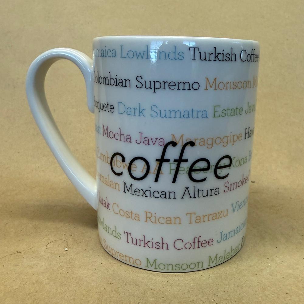 Martha Stewart Collection for Macy's World's Coffee Flavors Mug