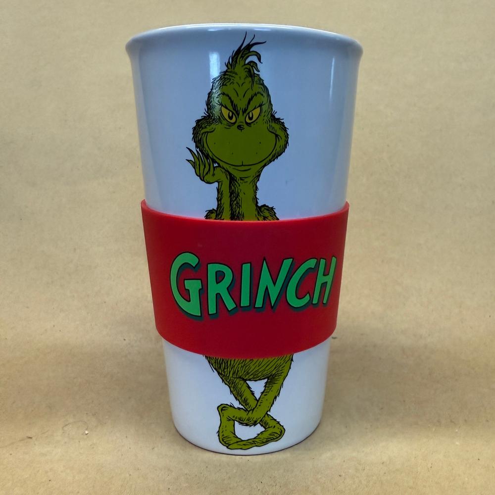 Dr. Seuss The Grinch Tall Tumbler with Rubber Grip-2023