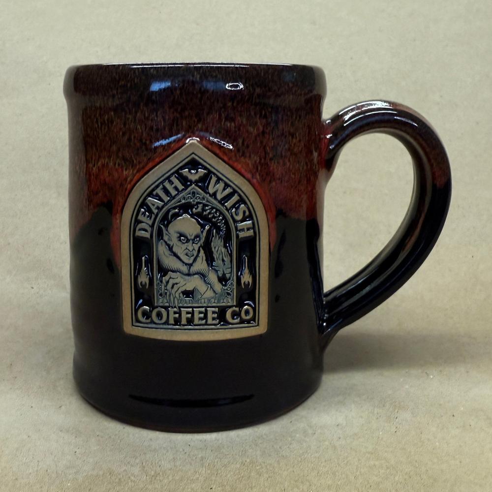 Deneen Pottery Death Wish Coffee Co Nosferatu Vampire Orlok Mug-2021 #326/4000