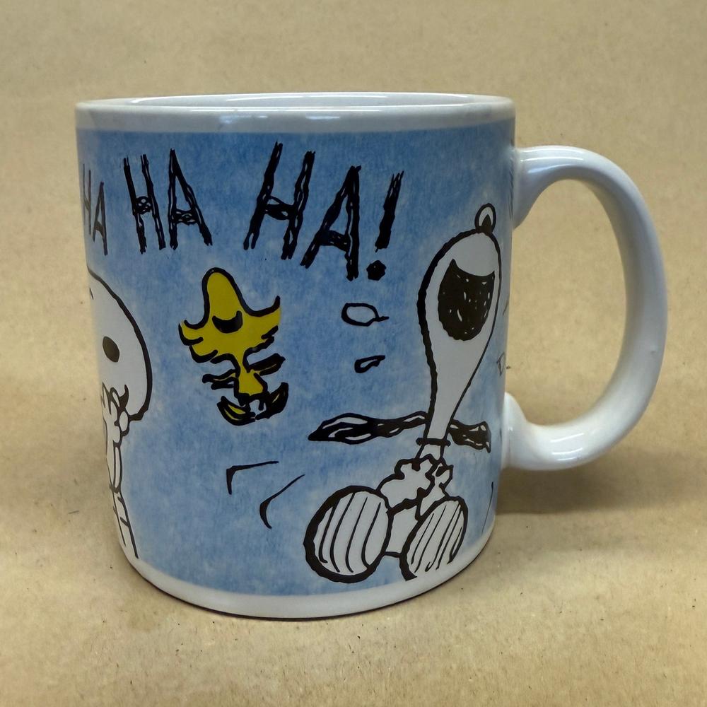 Applause Peanuts Laughing Snoopy & Woodstock Mug