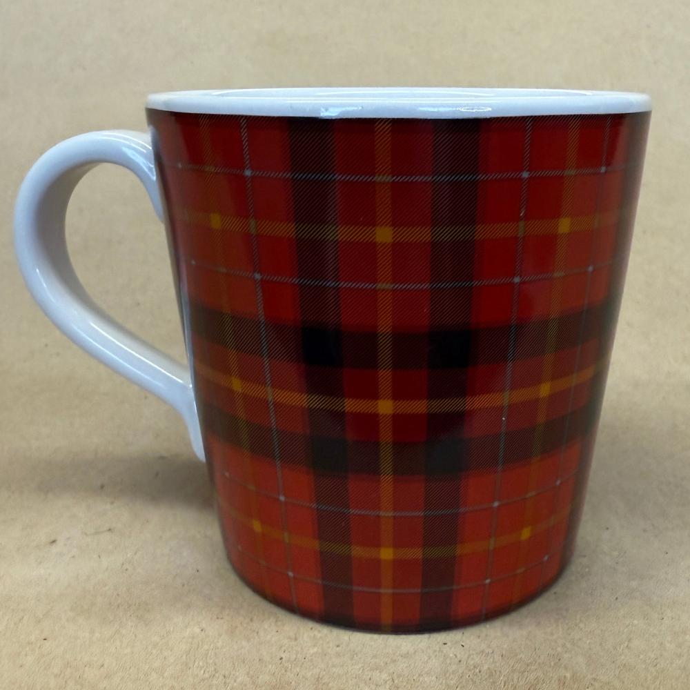 Pendleton Home Collection Tartan Plaid Red Black Yellow Mug