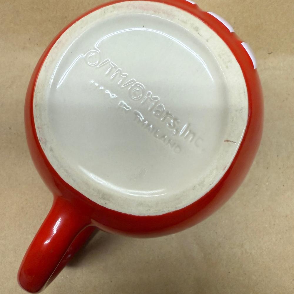 M&M's Red Sculptured Face Mug