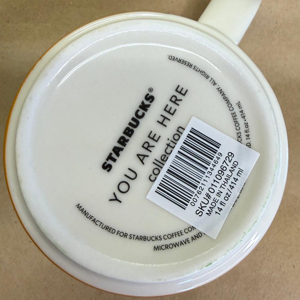 Starbucks You Are Here Series Pattaya Mug NIB-2018