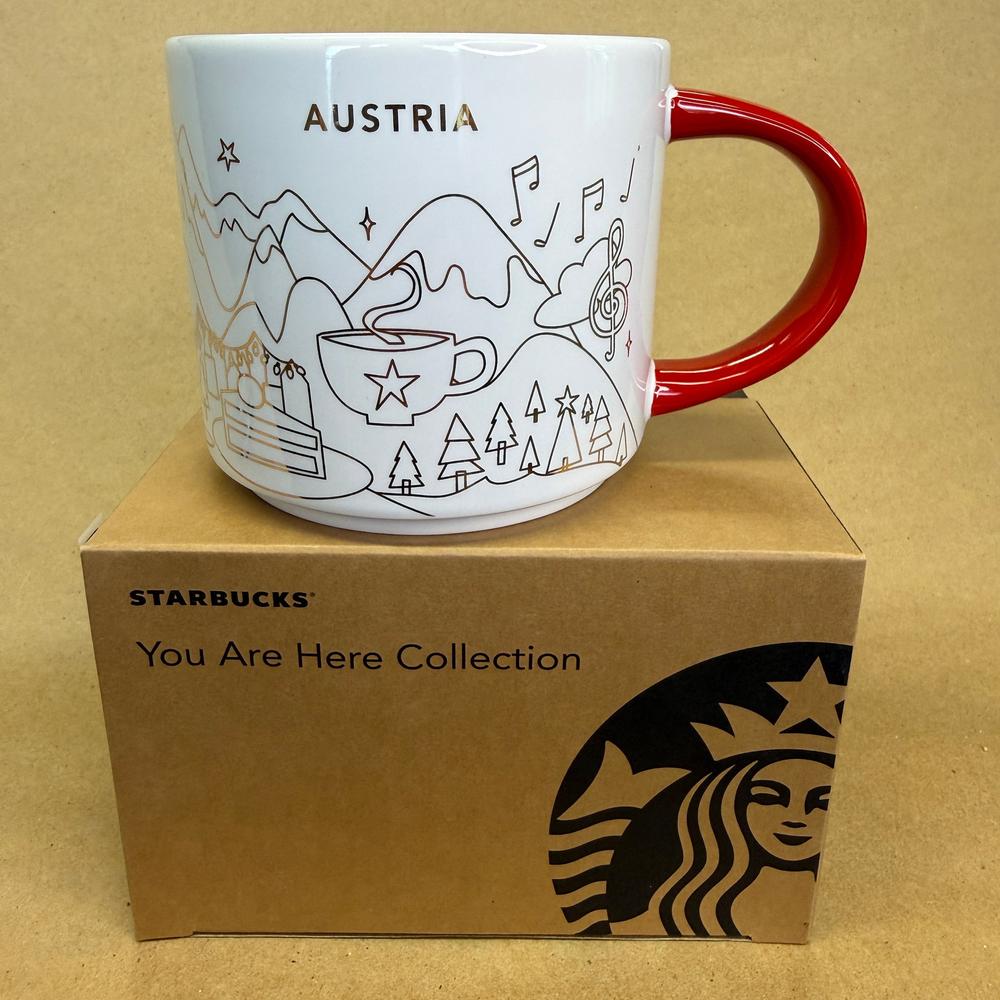 Starbucks You Are Here Series Austria Holiday Mug NIB-2018