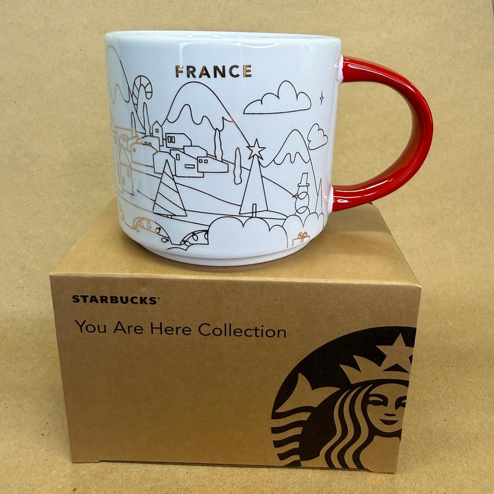 Starbucks You Are Here Series France Holiday Mug NIB-2018