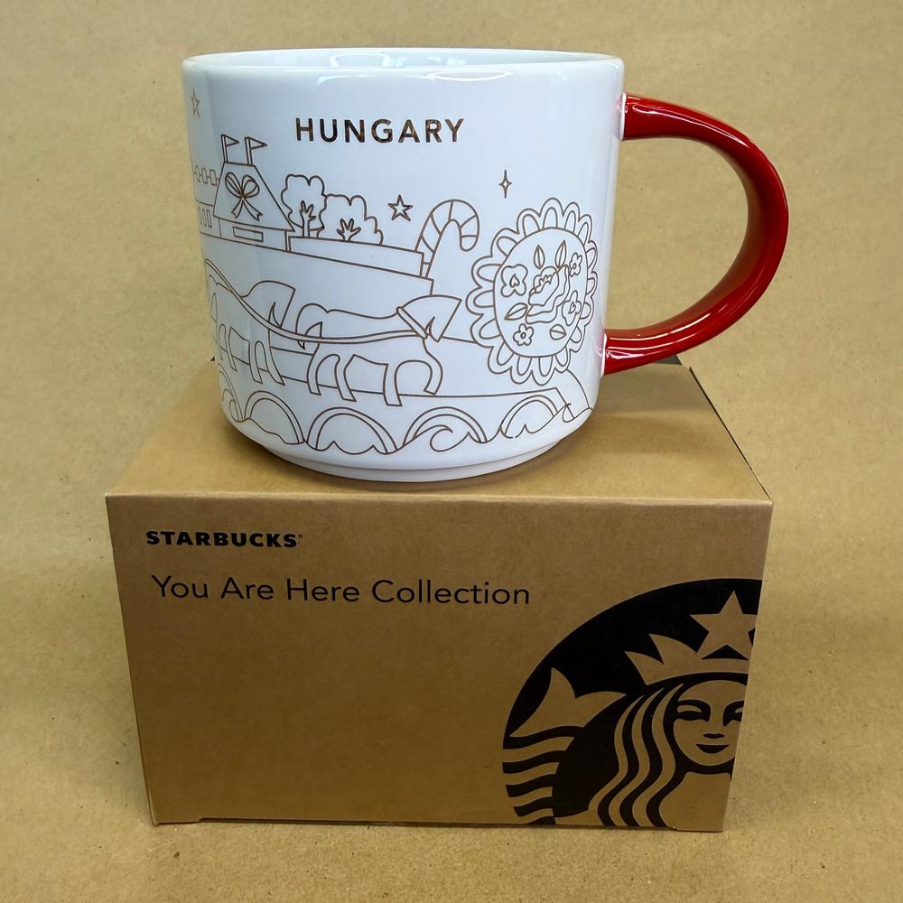 Starbucks You Are Here Series Hungary Holiday Mug NIB-2018