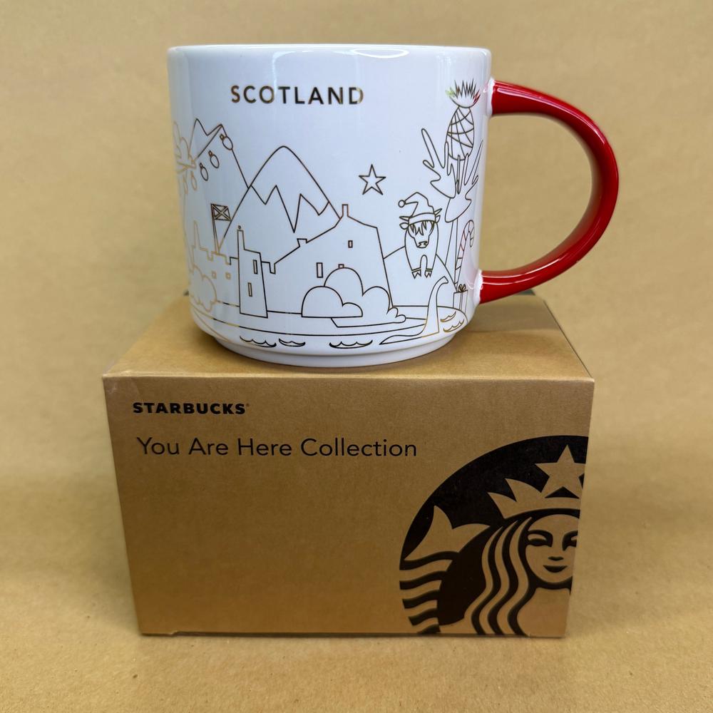 Starbucks You Are Here Series Scotland Holiday Mug NIB-2018