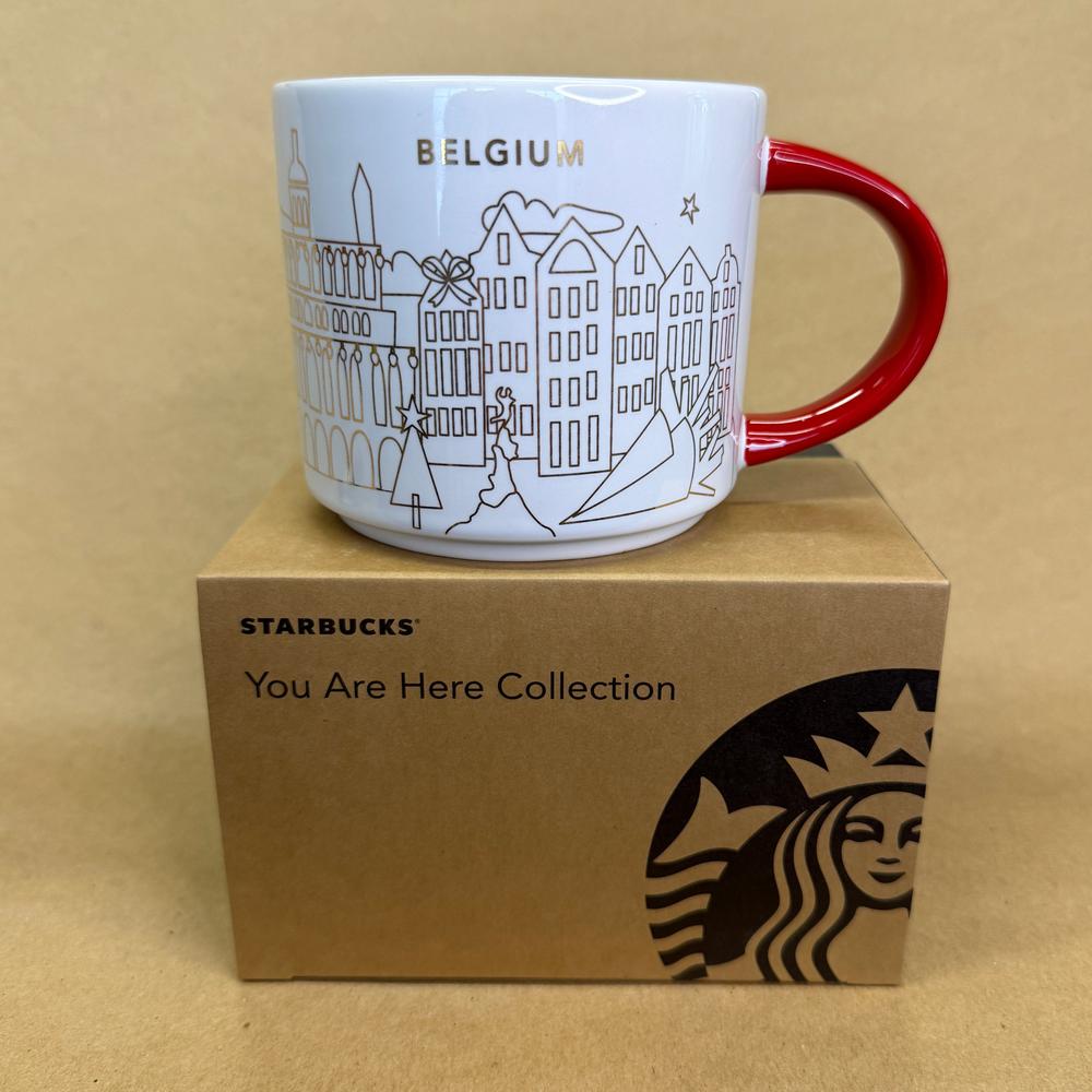 Starbucks You Are Here Series Belgium Holiday Mug NIB-2018