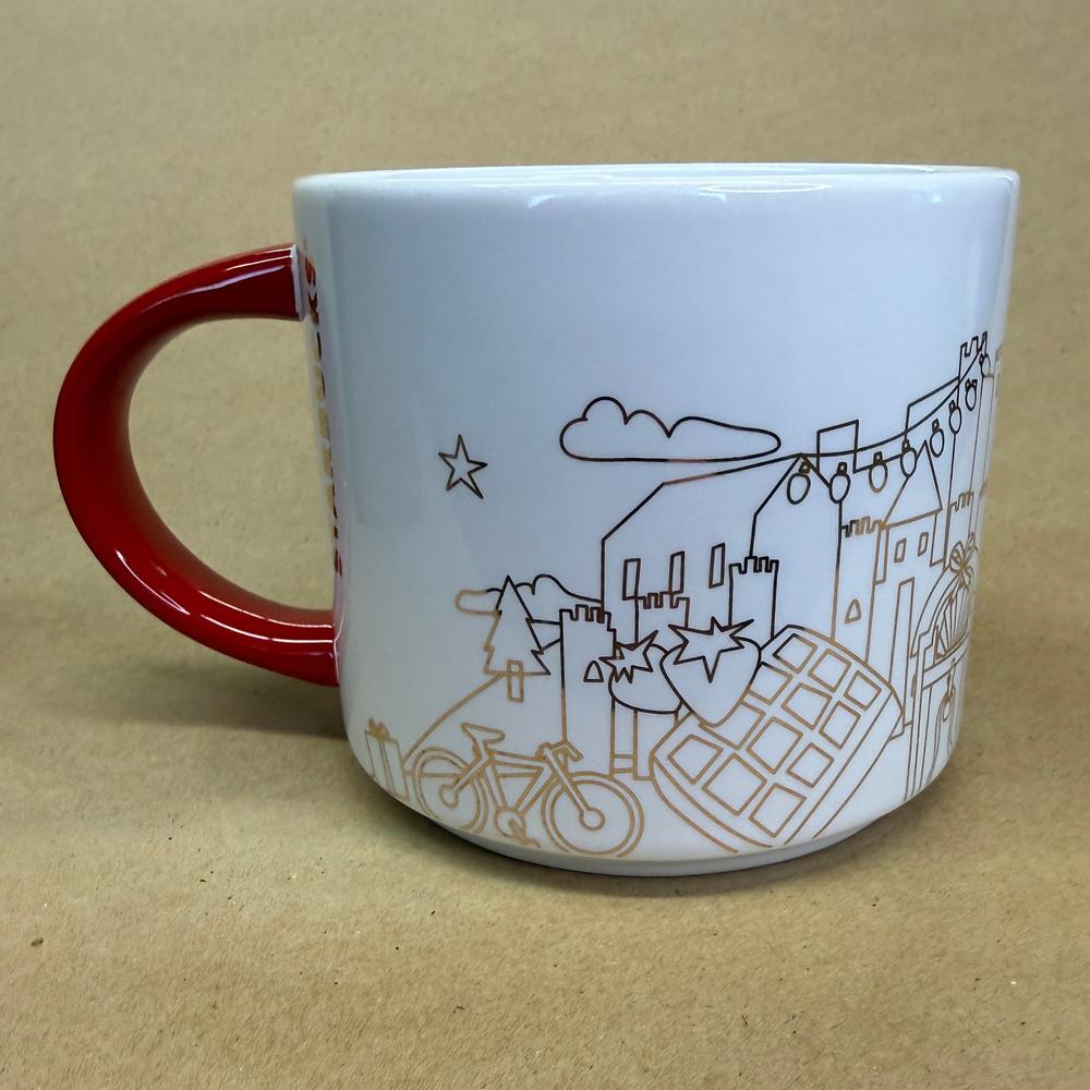 Starbucks You Are Here Series Belgium Holiday Mug NIB-2018