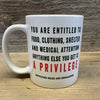 Alcatraz Regulation No. 5 Mug