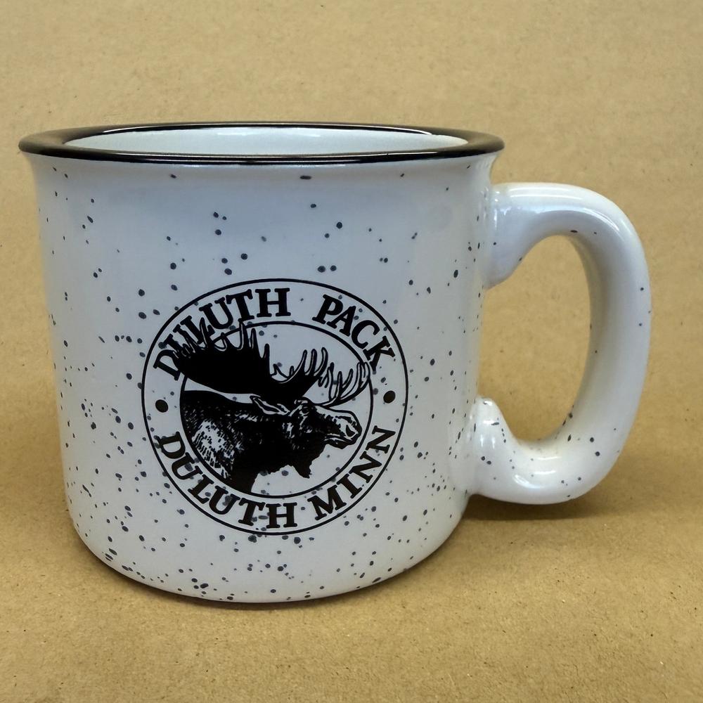 Duluth Pack Duluth MN Heavy White Speckled Mug