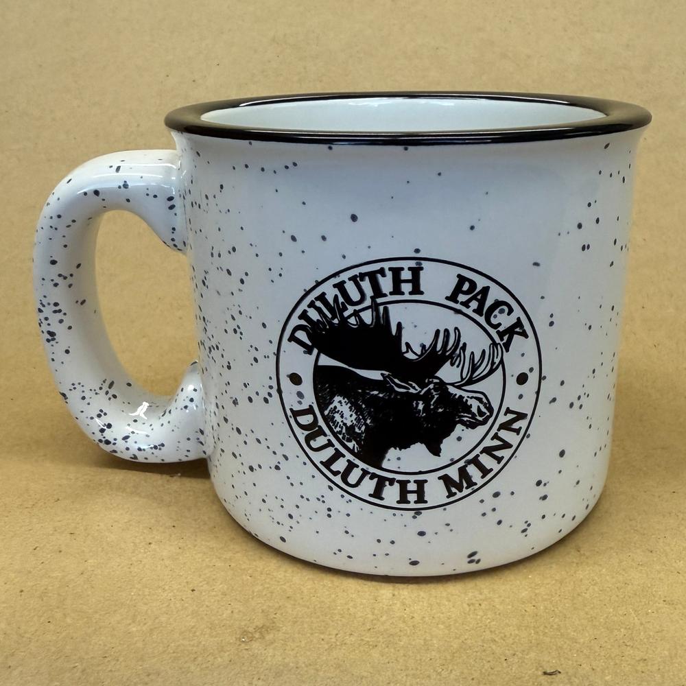 Duluth Pack Duluth MN Heavy White Speckled Mug