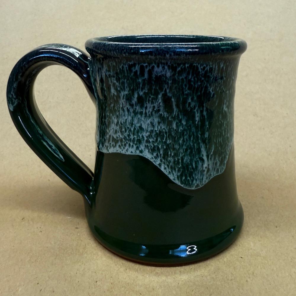 Deneen Pottery The Inn & Spa at Intercourse Village Pennsylvania Green Mug-2014