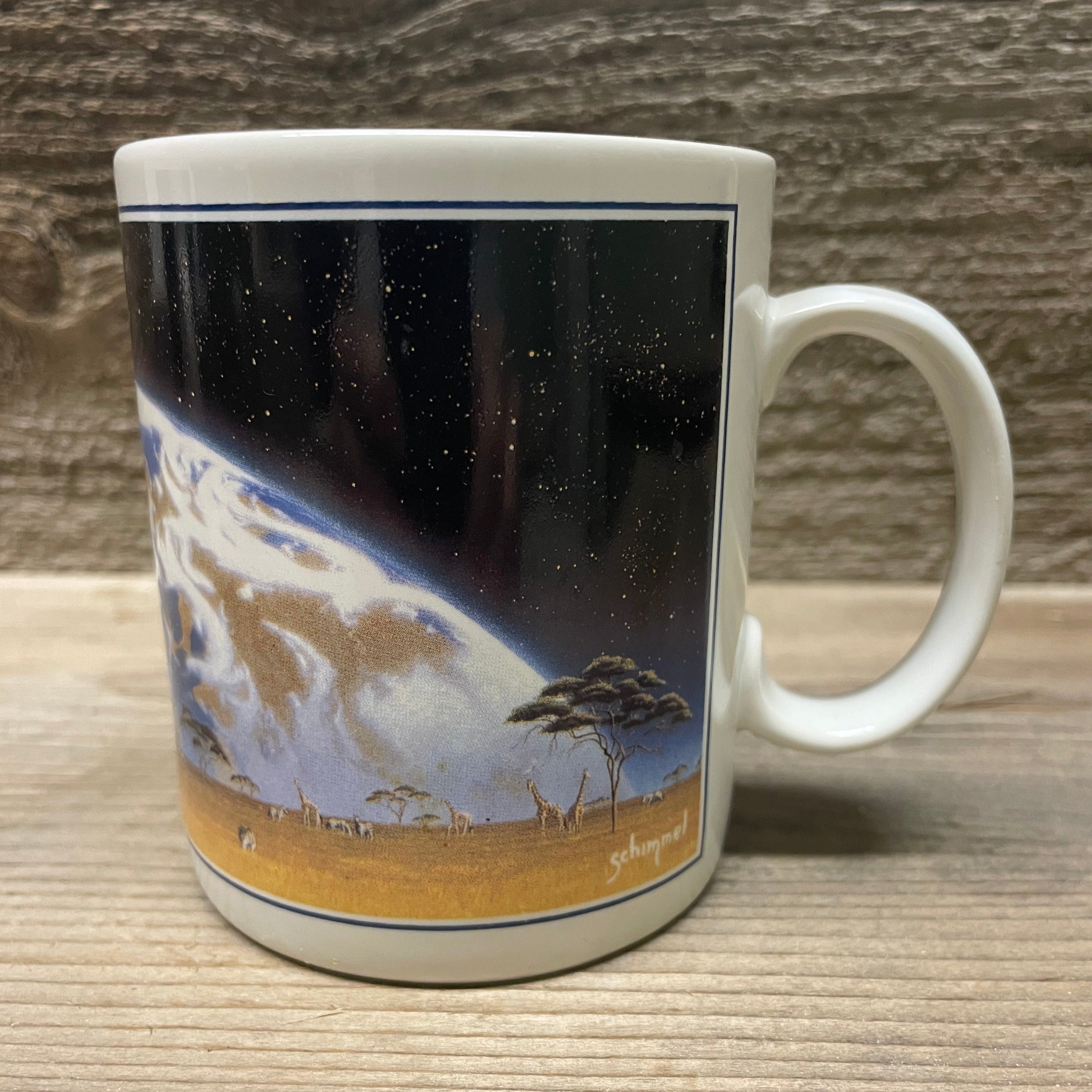 Schim Schimmel's Africa Rising Mug-1988