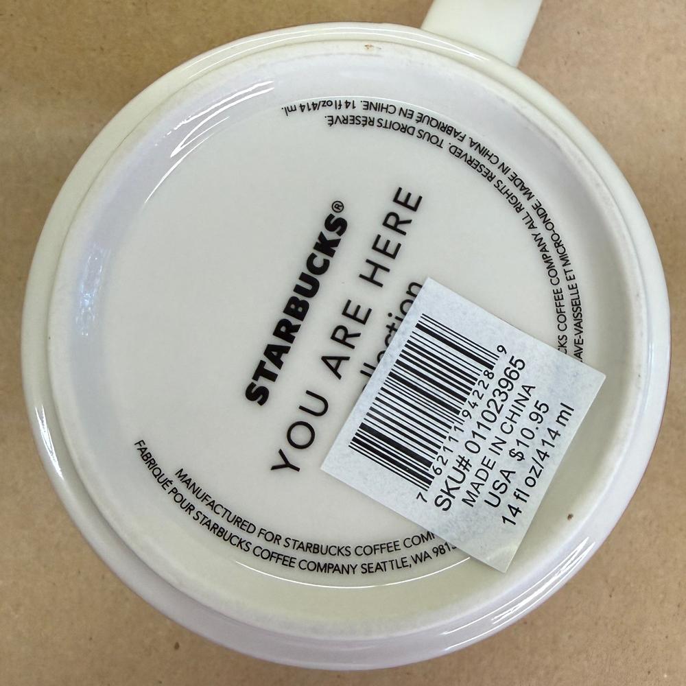 Starbucks You Are Here Series Nashville Mug NIB-2012