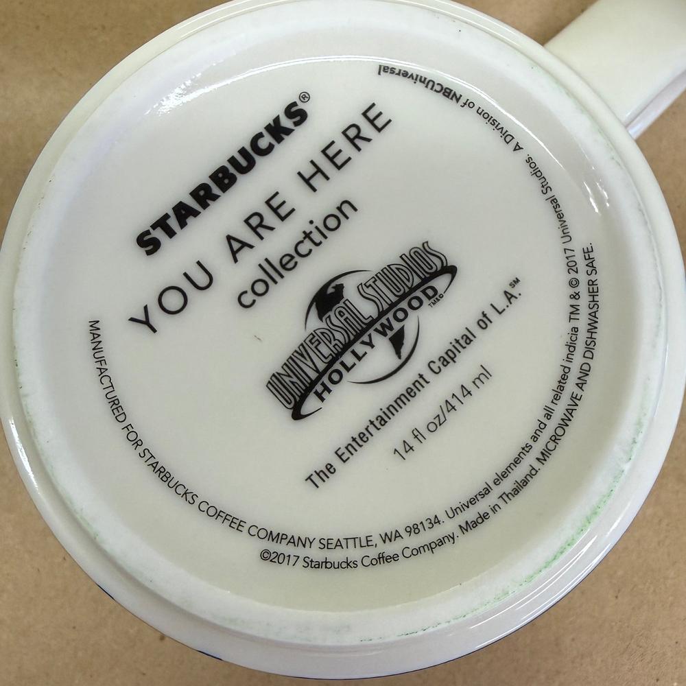Starbucks You Are Here Series Universal Studios Hollywood Mug NIB-2017