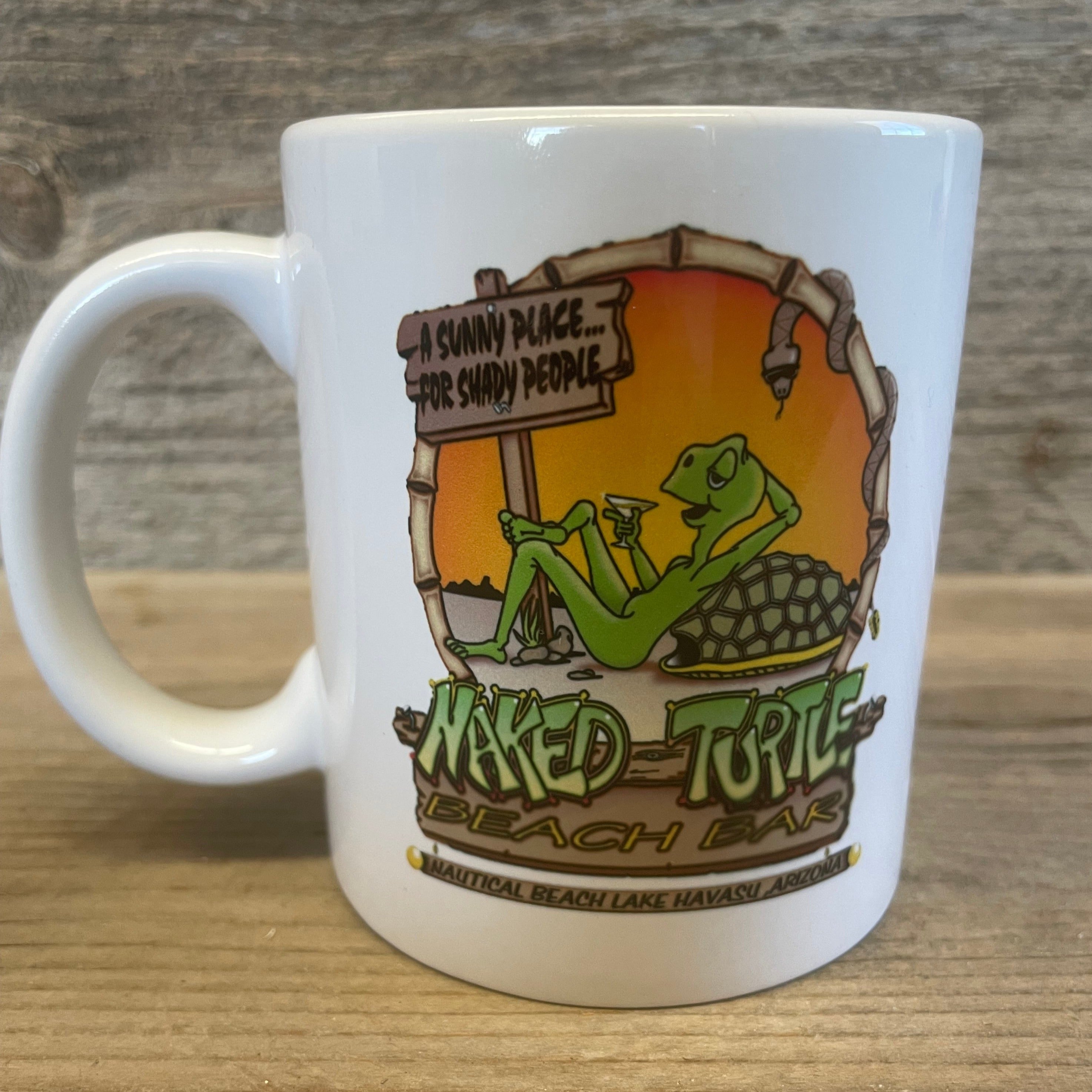 Naked Turtle Beach Bar Mug