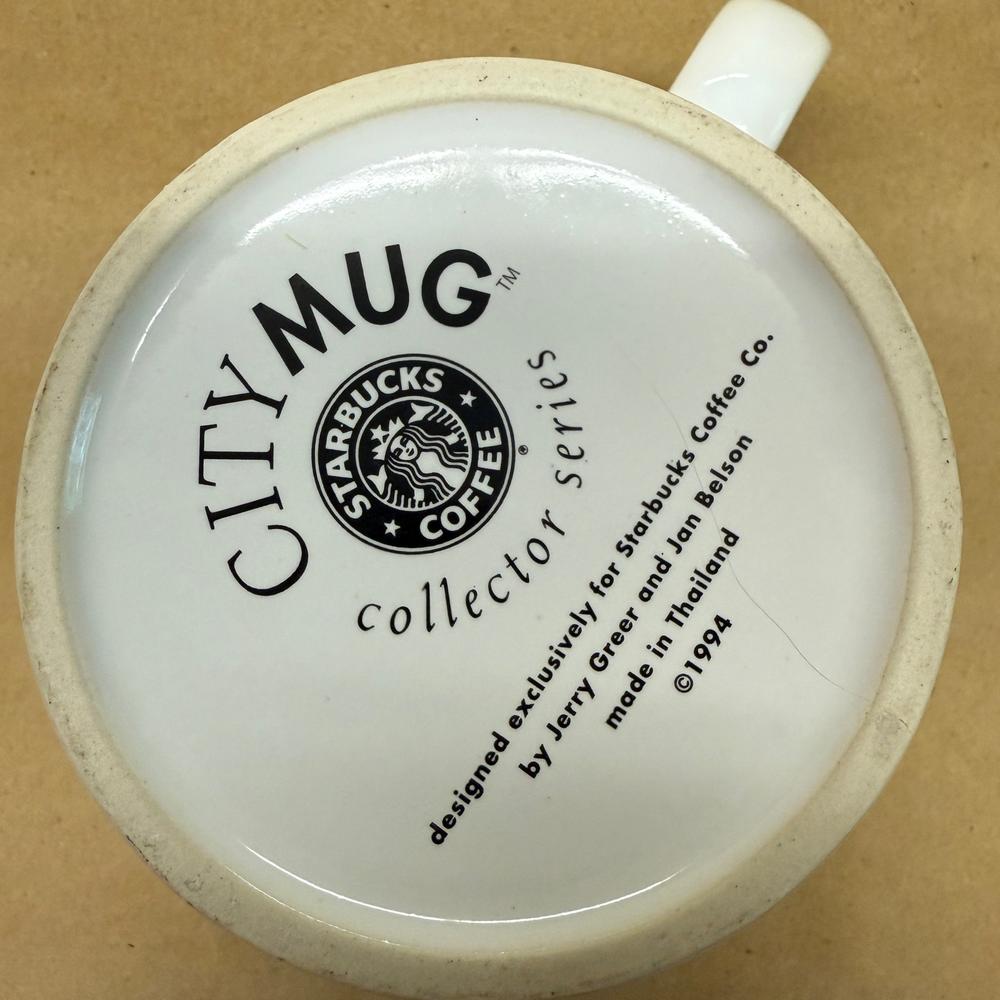 Starbucks City Mug Series San Diego Sailboat Mug-1994